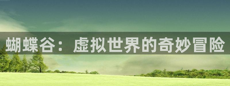 壹号大舞台28国际大舞台：蝴蝶谷：虚拟世界的奇妙冒险
